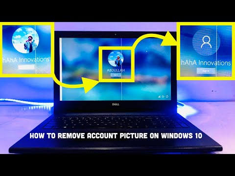 How To Remove Account Picture On Windows 10