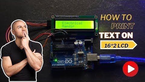 how to print text on 16*2 lcd display || arduino projects