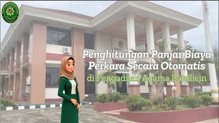 Penghitungan Panjar Biaya Secara Otomatis di Pengadilan Agama Batulicin