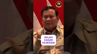Prabowo Bongkar Dasar Hilirisasi