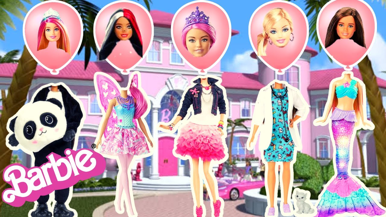 LETS'GO FIND THE BARBIE CHARACTERS Nursery rhymes & kids songs for