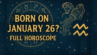 Born on January 26? Discover Your Full Horoscope: Western, Druid, Vedic, Numerology & More!