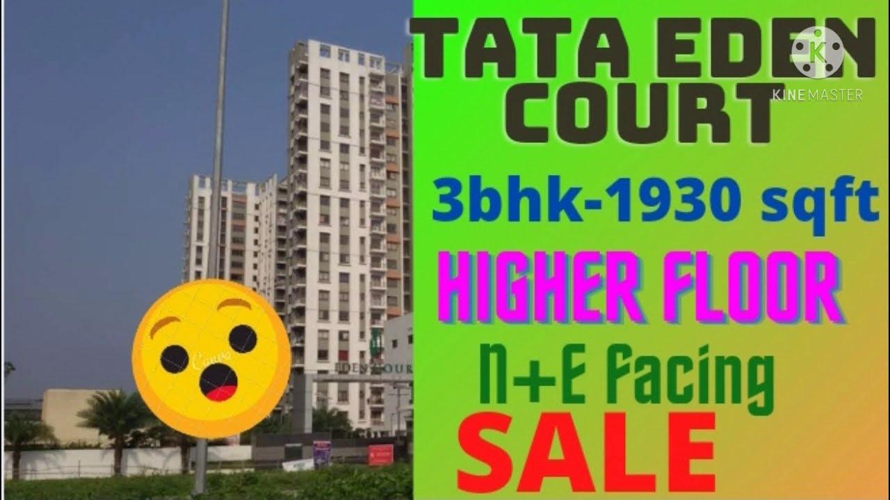 TATA EDEN COURT3bhkLuxarious ComplexLower FloorAt newtownReady To