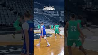 👊🏀 Une bonne séance de travail avant l’Euro ! #culturebasketball #basketball #nba