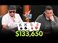 Incredible $133,650 Victory in Thrilling Live Cash Game Showdown!