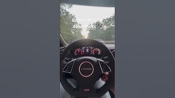 Camaro SS kooks catless long tube header downshifts! #camaro #catlessheaders