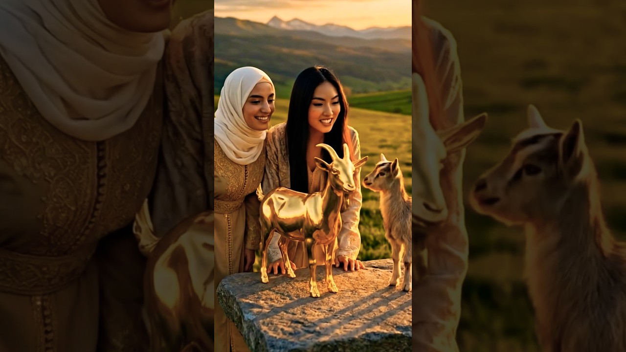 Greed Vs Sabr ✨❤️ | The Golden Goat Story - Mostafa Mostafa Naat | Islamic Reminder #shorts #islam