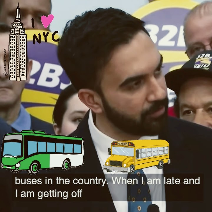 🇺🇸 Zohran Mamdani “What New Yorkers deserve is a system that is reliable, safe, and efficient.”