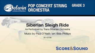 Siberian Sleigh Ride, arr. Bob Phillips - Score &amp; Sound