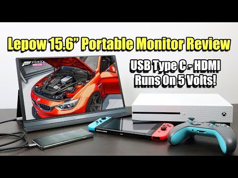portable-monitor-review---lepow-15.6"-usb-type-c-+-hdmi-1080p-60hz