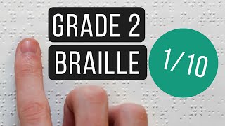 LEARN BRAILLE ALPHABETIC WORDSIGNS | Grade 2 Braille: Part 1 of 10