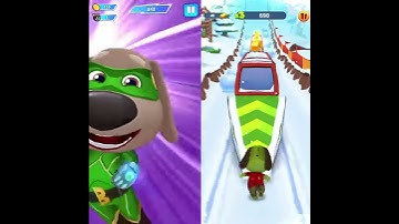 Talking Tom Gold Run VS Talking Tom Hero Dash - (Part-#1) Android (ios) Gameplay