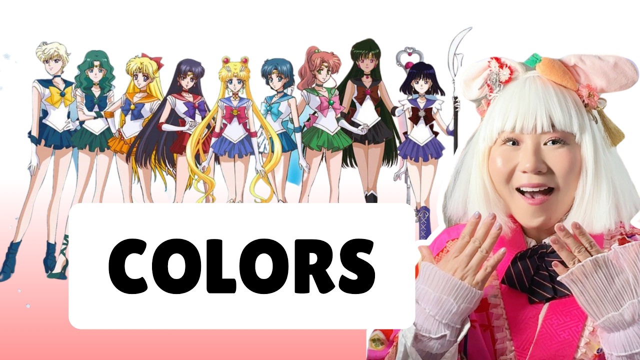 Master "Colors" in Japanese with Sailor Moon for the ADHD brain