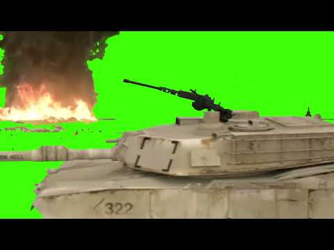 Army Tank Green Screen Free