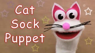 How to make a Cat Sock Puppet  Ana | DIY Crafts