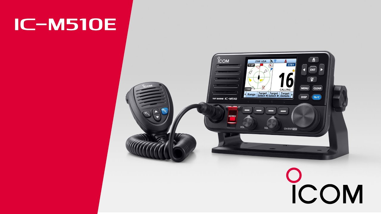 Introducing the IC-M510E Marine Radio