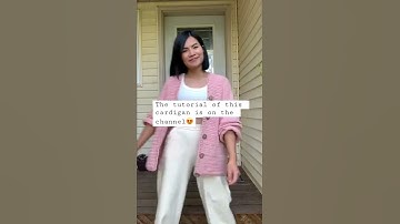 Crochet Button Up Cardigan Pattern And Video Tutorial