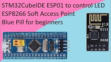 105. STM32CubeIDE ESP 01 Module with STM32F103C8T6
