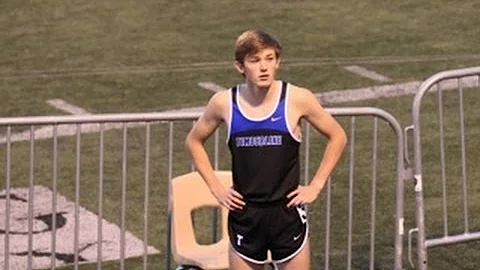 Garrett Calhoun 1500M 4:08 1st Place Marist Track ...