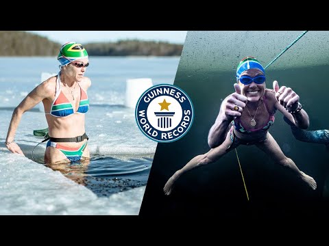 Meet The Ice Swimming World Champions - Guinness World Records