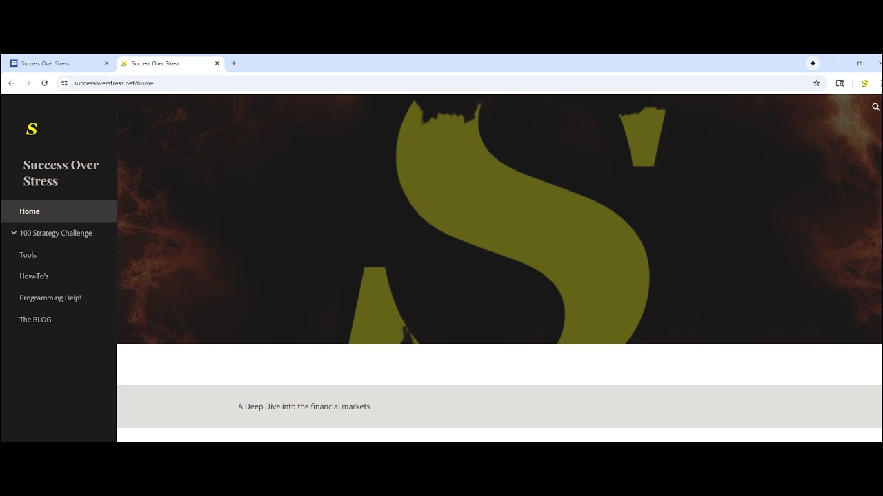 Изучение сайта «Успех превыше стресса»: мой путь через «Вызов 100 стратегий»
