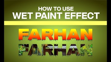 CorelDraw Basic Tutorial- How to use WET PAINT EFFECT