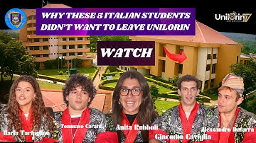 WHY THESE 5 ITALIAN STUDENTS DIDN