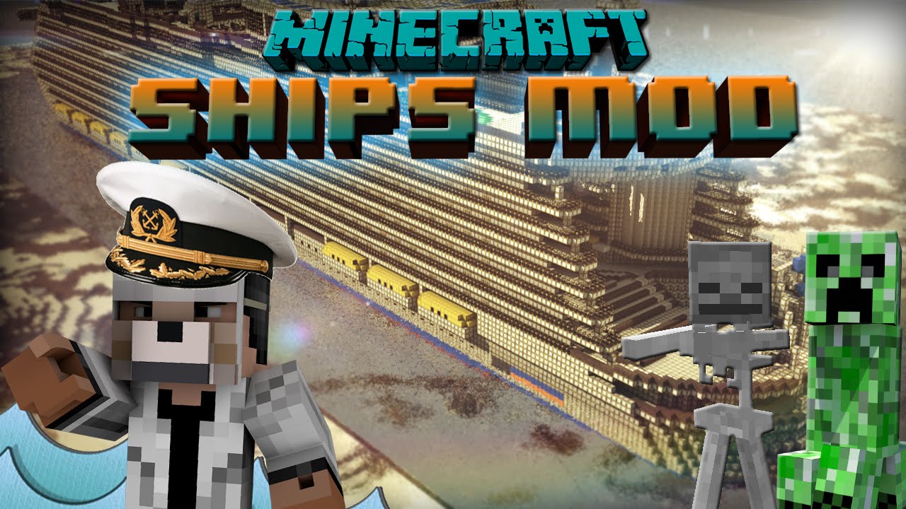 Ships Mod 1 7 10 Minecraft Mod Review Build Sailable Ships Youtube
