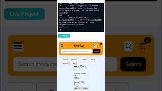 Web Development Behind the Scene | E-commerce Website Header in #html #css #coding