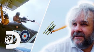 Adam Savage Plays 'Laser Tag' with Peter Jackson's WWI Planes! | Savage Builds screenshot 5