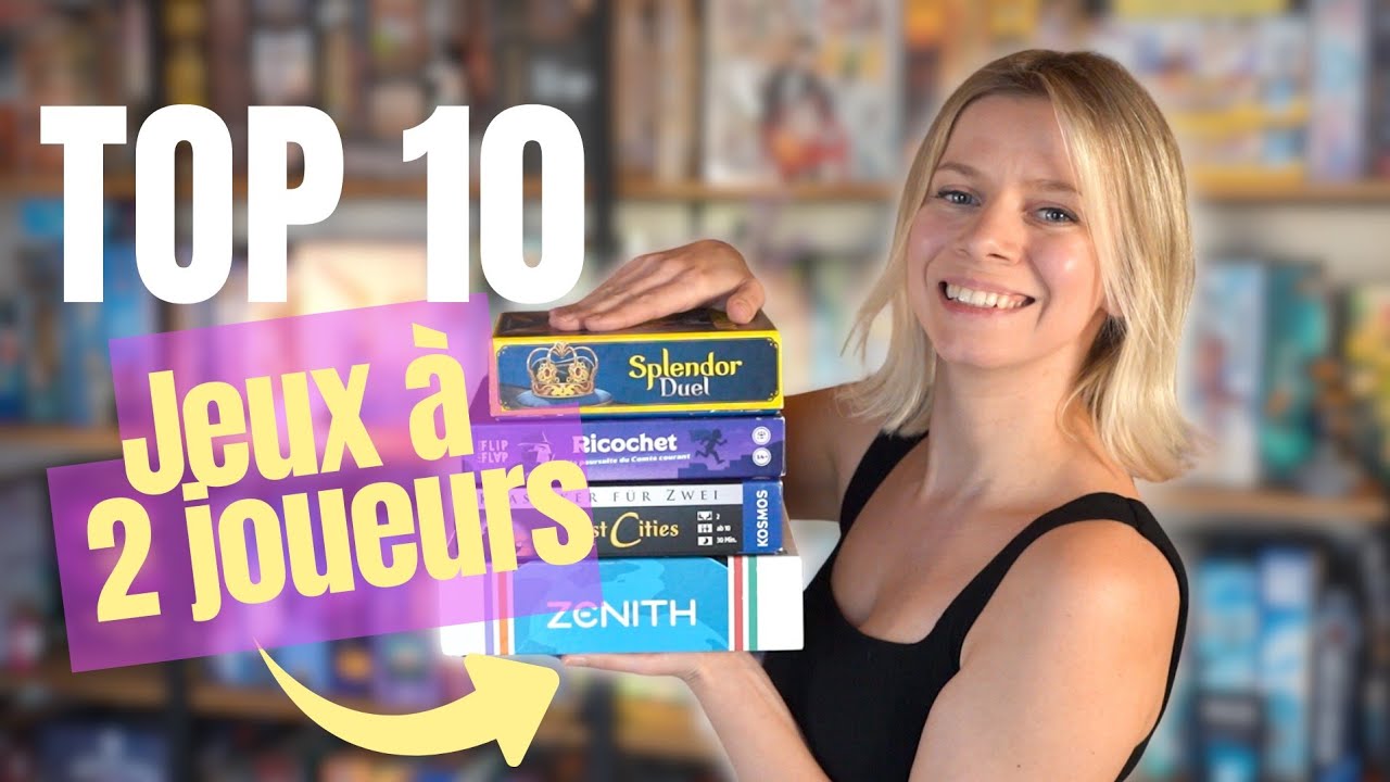 TOP 10 des MEILLEURS jeux de société à 2 joueurs