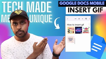 How to insert gif in Google docs mobile | how to add gif in google docs mobiles