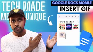 How to insert gif in Google docs mobile | how to add gif in google docs mobiles