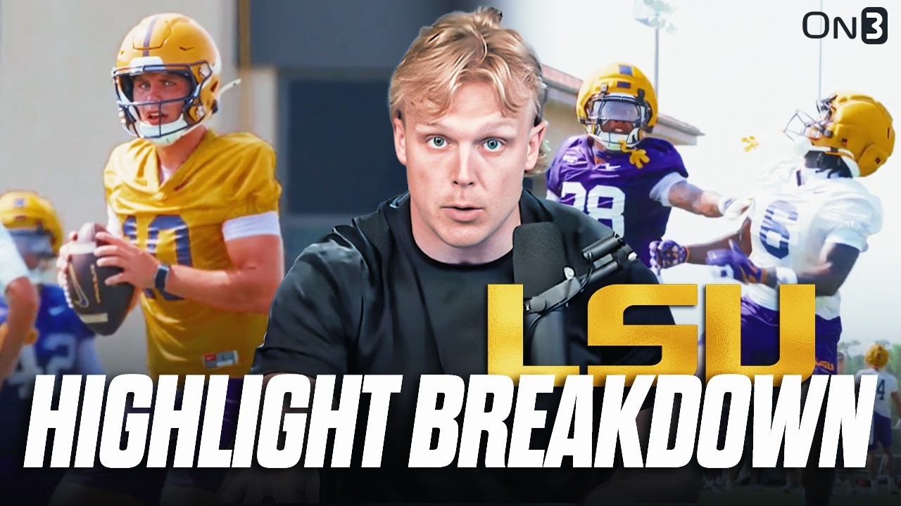 Sam Leavitt Drops A DIME During LSU Tigers Fall Camp