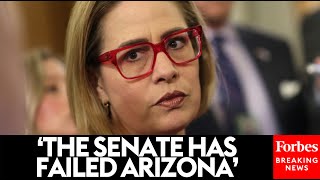 JUST IN: Kyrsten Sinema Slams Senate Republicans For Opposing Border Security Deal