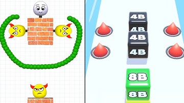 Jelly Run 2048 Vs Draw To Smash| Android Ios games| new update