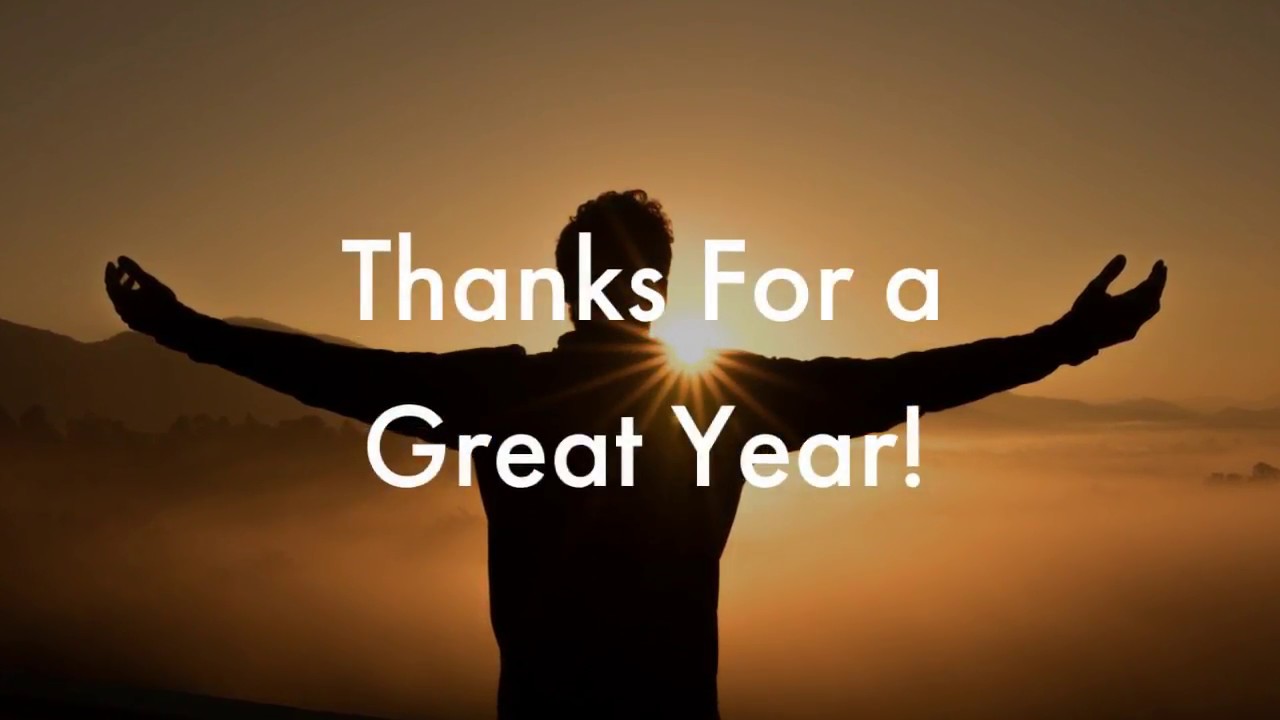 Thanks For a Great Year! YouTube