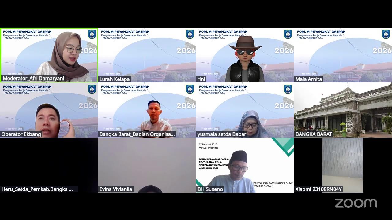 Forum Perangkat Daerah Setda: Penyusunan Rancangan Renja Setda Tahun 2027