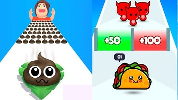 Food Run vs Sandwich Runner - MAX LEVEL Gameplay Walkthrough (Android,ios) NEW UPDATE