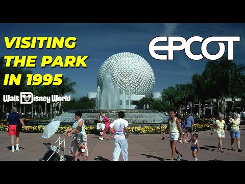 Restored Home Movie: Visiting EPCOT Walt Disney World Florida in 1995
