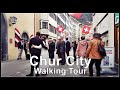 Switzerland Chur City walking tour / Spaziergang durch die Altstadt von Chur, Graubünden, Schweiz