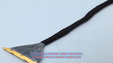 38 awg coax cable 48 AWG for UAV gimbal micro coax reviews 50-ohm micro-coax Poland distributor Wind