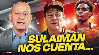 EL PRESIDENTE DE LA CMB, MAURICIO SULAIMÁN CON NOVEDADES DE JERMALL CHARLO Y DEVIN HANEY