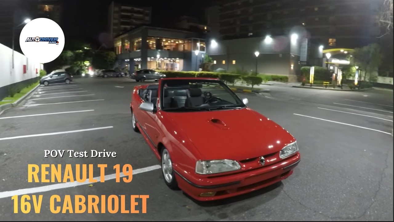 Renault 19 16v Cabriolet - POV Test Drive - Buenos Aires, Argentina