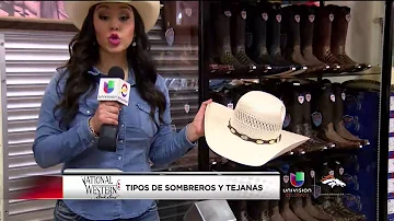 ¿Cuáles son los dos tipos de sombreros de vaquero?