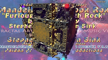 (4K) Mandelbox Rox--"Furlough Rock"--3D Fractal Animation Music Video