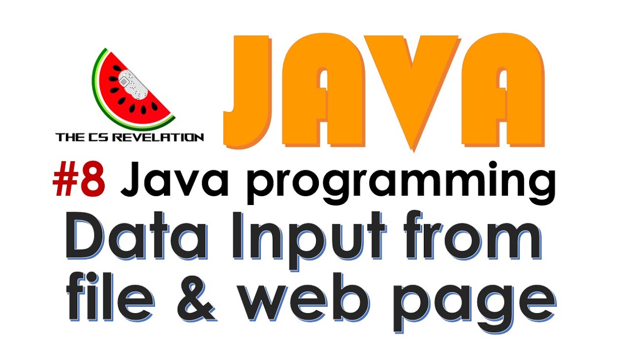 Java Video 8: Java Scanner Part2 How to input from a text file and a ...