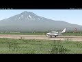 UHSI scenery, test flight on X-plane