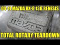 13B RENESIS Total Rotary Teardown. 04-11 Mazda Rx-8 6-Port!