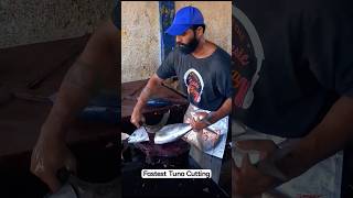 WOW || FASTEST TUNA FISH CUTTING fishcutting tuna shorts